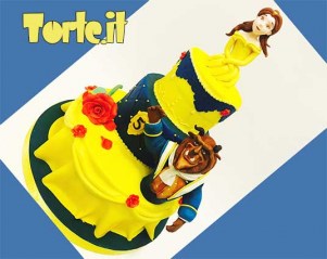 Torta la Bella e la Bestia